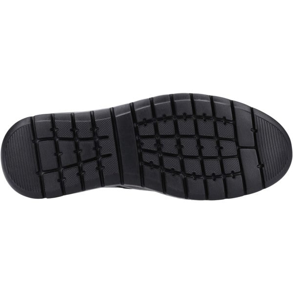 Hush Puppies Trent Leather Men's Black Slip-On Shoes