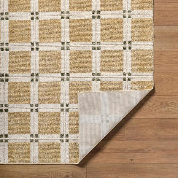 Livabliss La Luna-Modern Brown Off-White, Grey Green Graphic Rug