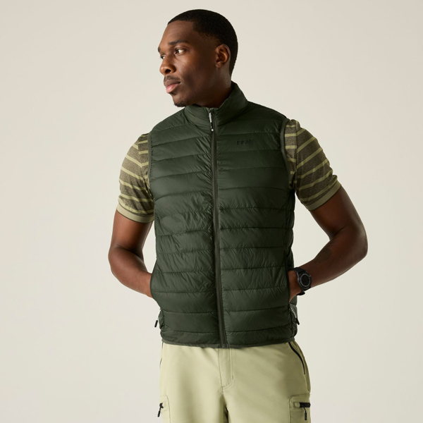 Regatta Mens Hillpack II Gilet - Dark Khaki