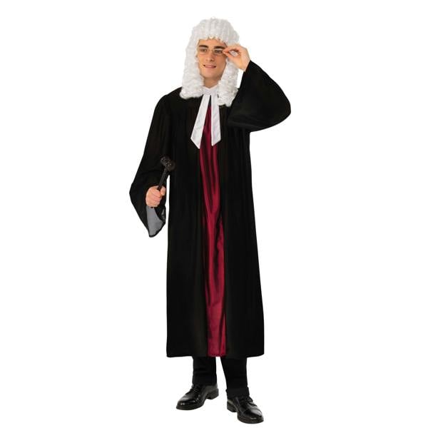 Bristol Novelty Unisex Adults Judges Gown Costume - Black - 