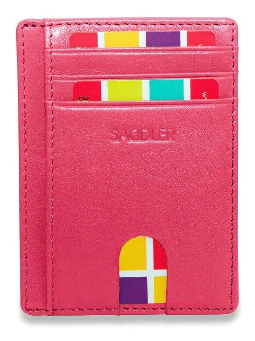 SADDLER Slim Leather Card Holder "Stella" – Handmade by Saddler |Gift Boxed