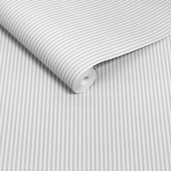 Next Soft Grey Ticking Stripe Wallpaper