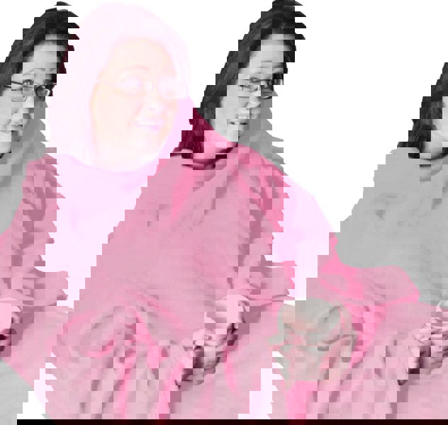 Aidapt Sleeved Fleece Blanket Pink