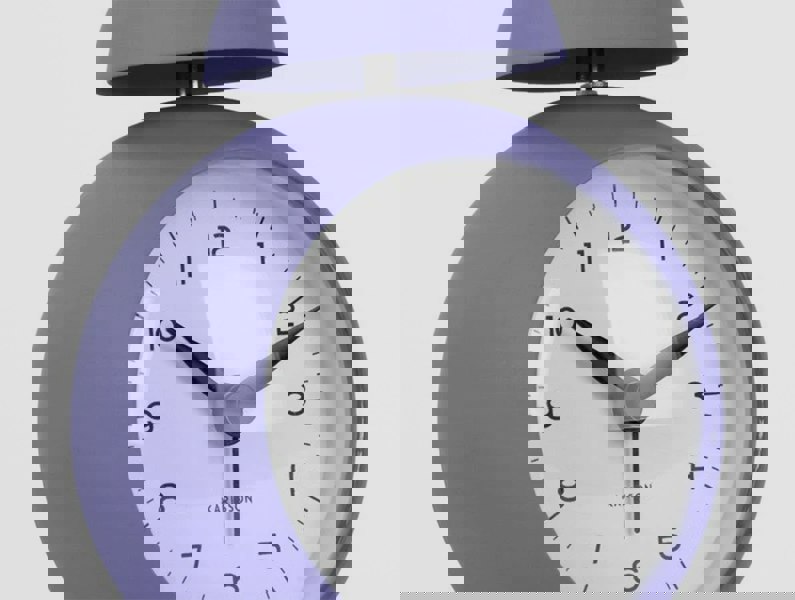 Alarm Clock Chaplin - Bright purple