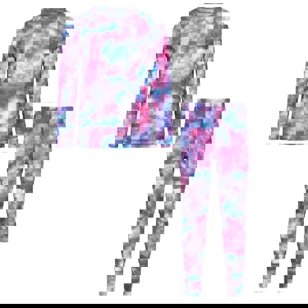 Mountain Warehouse Childrens/Kids Talus Galaxy Base Layer Set - Dark Purple - 