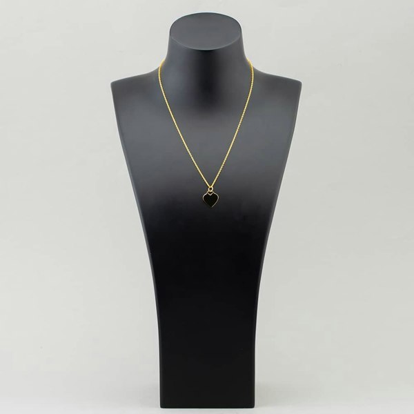 T. H. Baker Engravables- Gold-plated Plain Heart Pendant P-29027-5/G