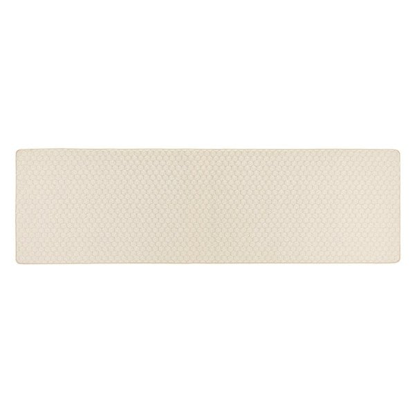 My Mat Sculptured Washable Honeycomb Ivory