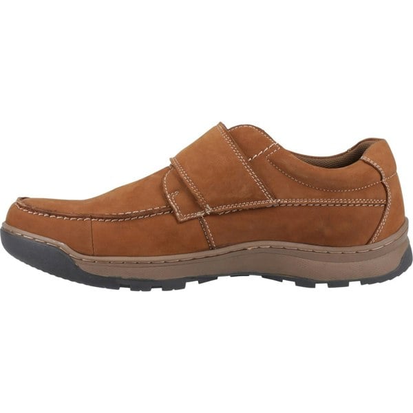 Hush Puppies Casper Touch Fastening Men's Shoes in Tan Nubuck