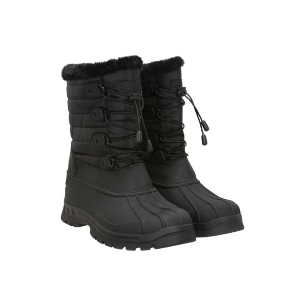 Mountain Warehouse Womens/Ladies Whistler Adaptive Snow Boots - Black - 