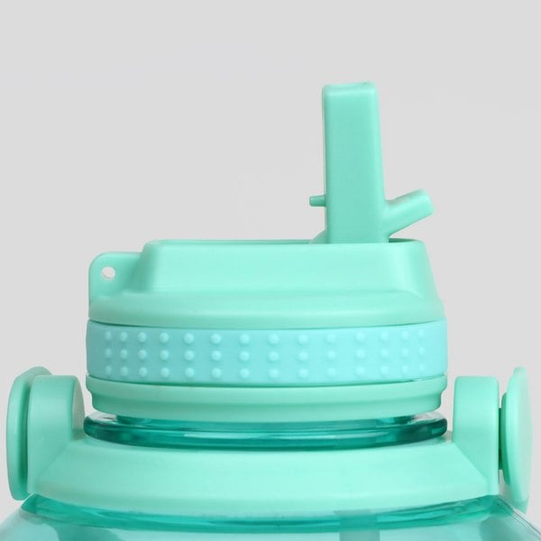 Phoenix Fitness 2L Motivational Water Bottle Green