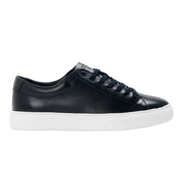 Boss Childrens/Kids Enlight Leather Low Cut Flat Trainers - Dark Blue - 