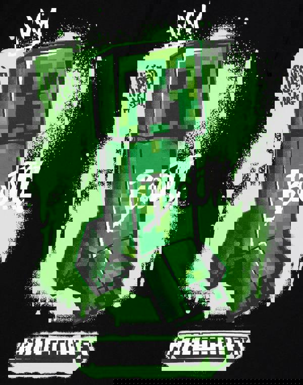 Minecraft Boys Multicoloured Character All-Over Print Multi-Pack of 2 Short-Sleeved T-Shirts