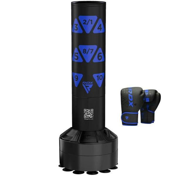 RDX Sports FREE STANDING KIDS PUNCH BAG TARGET BLUE-4FT