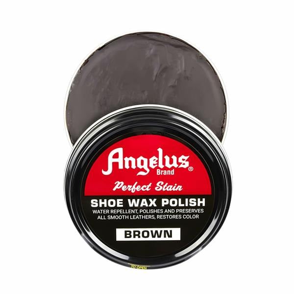 Angelus Perfect Stain Wax Polish - All-in-One Leather Shoe Care 60ml