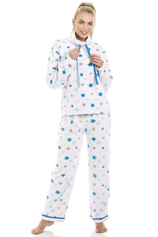 Womens Supersoft Fleece Pyjama Sets