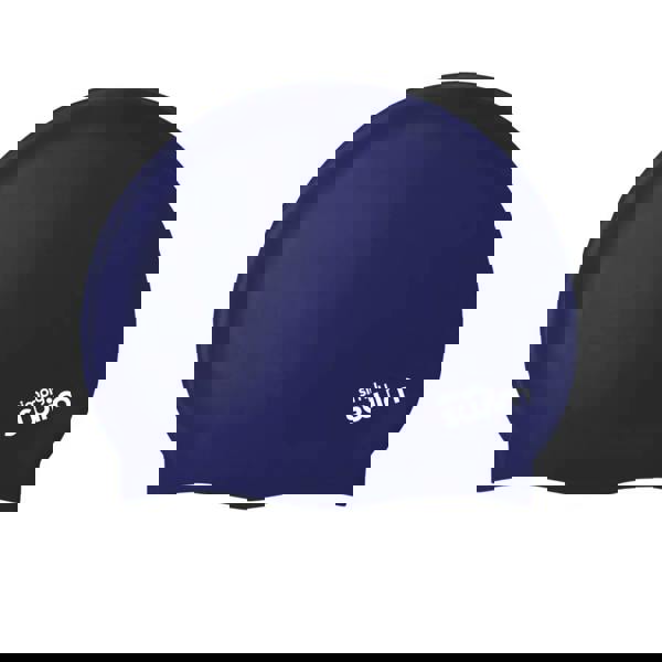 Navy blue Simply Swim junior silicone swim cap in solid colours