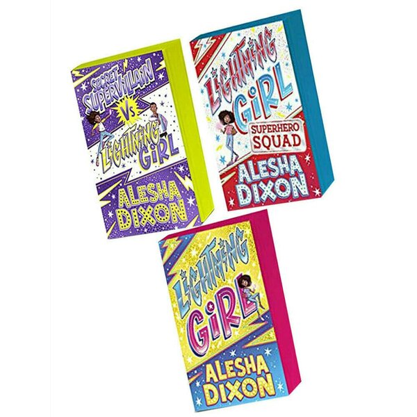 Alesha Dixon Lightning Girl Series 3 Books Collection Set (Lightning Girl, Superhero Squad, Secret Supervillain vs Lightning Girl)