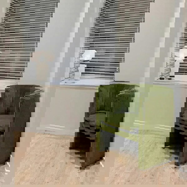 Weilai Concept Edwick Armchair, Green Velvet