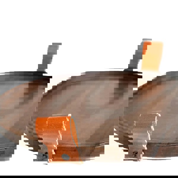 Ivyline Harvey Walnut Wooden Candle Plate