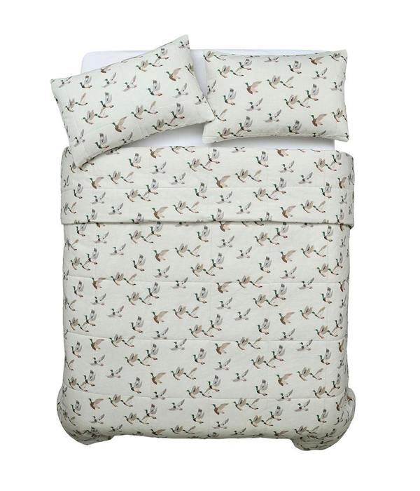 M.M Linen Mallard Quilt