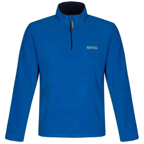 Regatta Great Outdoors Mens Thompson Half Zip Fleece Top - Oxford Blue/Navy - 
