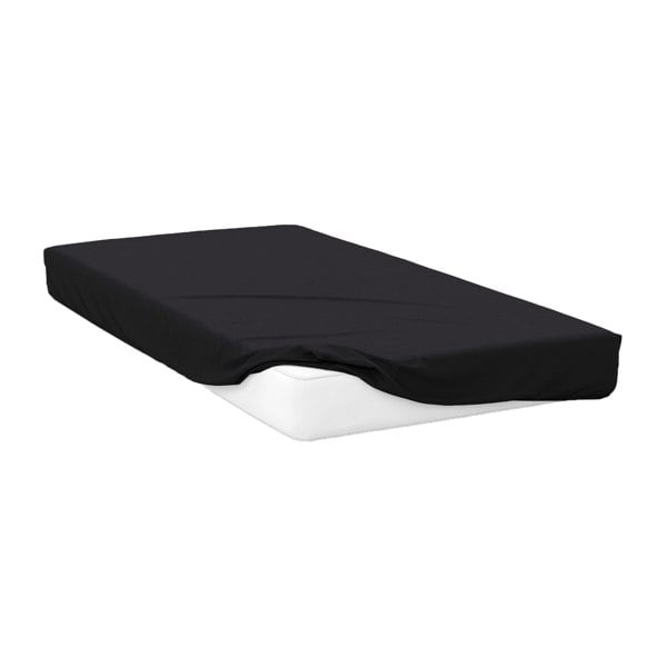 Belledorm 200 Thread Count Egyptian Cotton Fitted Sheet - Black