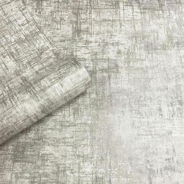 Etta Texture Greige Wallpaper image 5