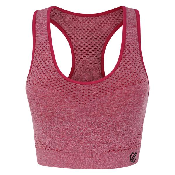 Dare 2b Womens/Ladies Dont Sweat It Sports Bra - Berry Pink Marl - 