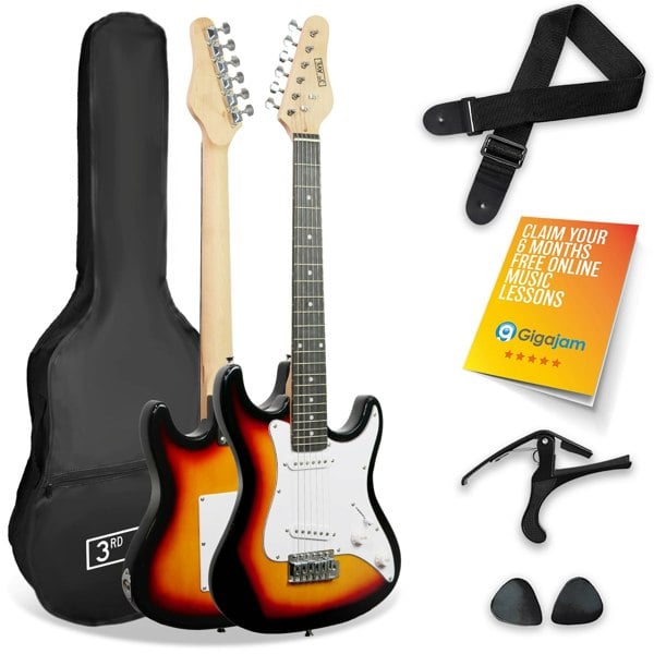 3rd Avenue 3/4 Size Electric Guitar Electric Guitars#Colour_Sunburst