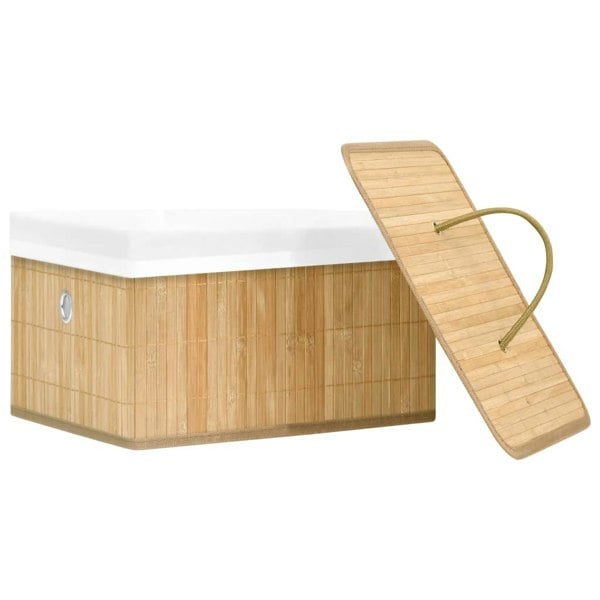 Berkfield Bamboo Storage Boxes 4 pcs