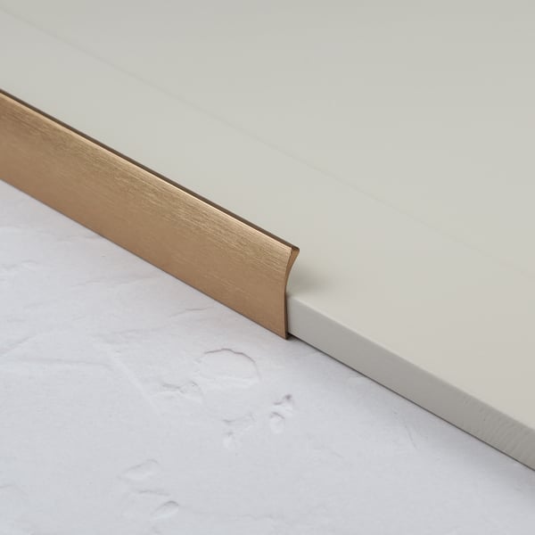 Handle & Home Brushed Brass Edge Mount Lip Pulls