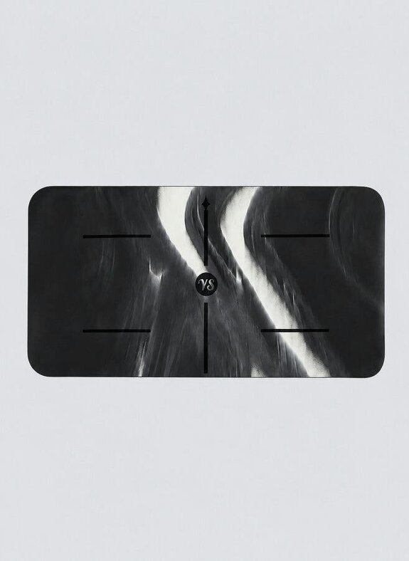 Yoga Studio The Grip Mini Knee Mat Pad - Black & White Marble