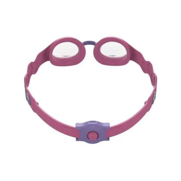 Speedo Sea Squad Junior Spot swim goggles in pink and purple silicone