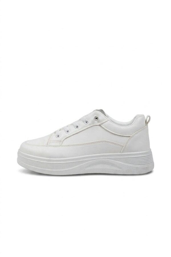ikrush Bronagh Faux Leather Platform Trainers