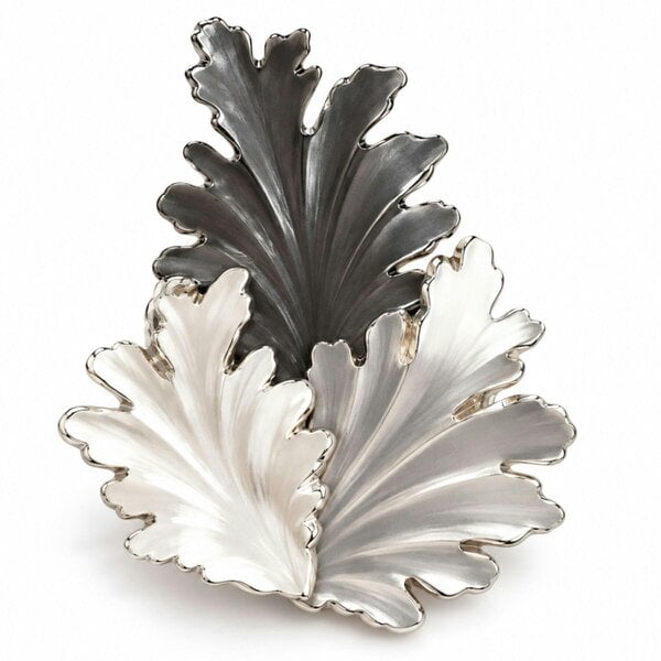 Love EMVY Magnetic Leaves Brooch for Women - Three Tone