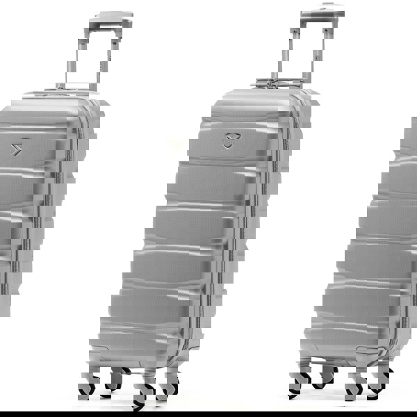 Flight Knight 55x35x20cm Cabin Carry Bag Hard Shell Suitcase 100+ Airline Approved