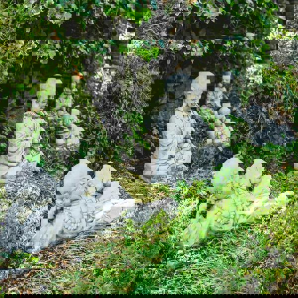 Oriental Monk Buddha Statues Set