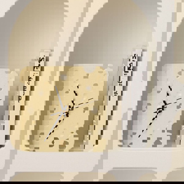 Cheese Style Clock, Square-Ritconcept-Rit Concept