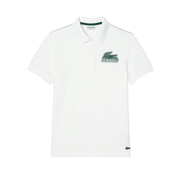 Lacoste Mens Mini Pique Polo Shirt - White