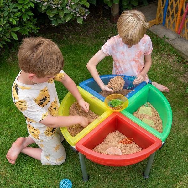 tickit Discovery Colour Quadrant Trays & Stand