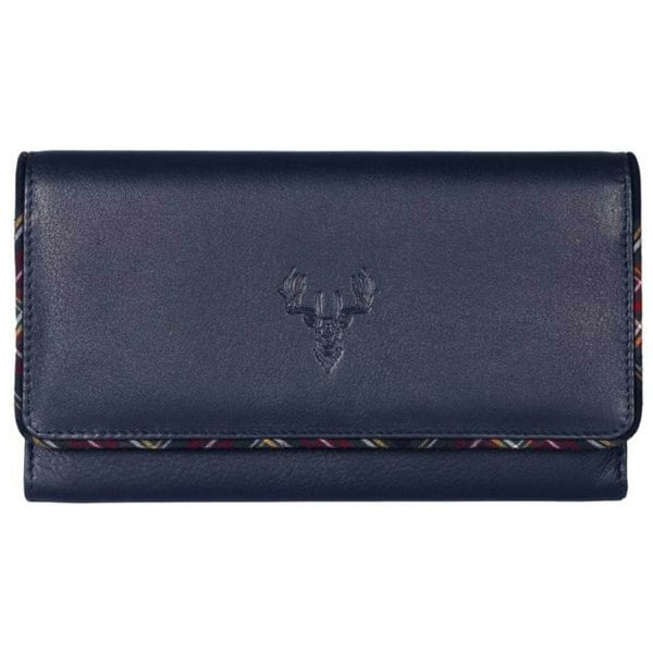 Mala Leather Braemar Tartan Stag Ladies RFID Leather Purse