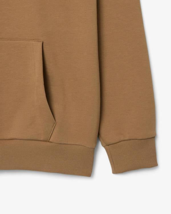 Lacoste Fleece Mens Classic Fit Hoodie - Cookie SIX | CHO | Designer Mens Hoodies