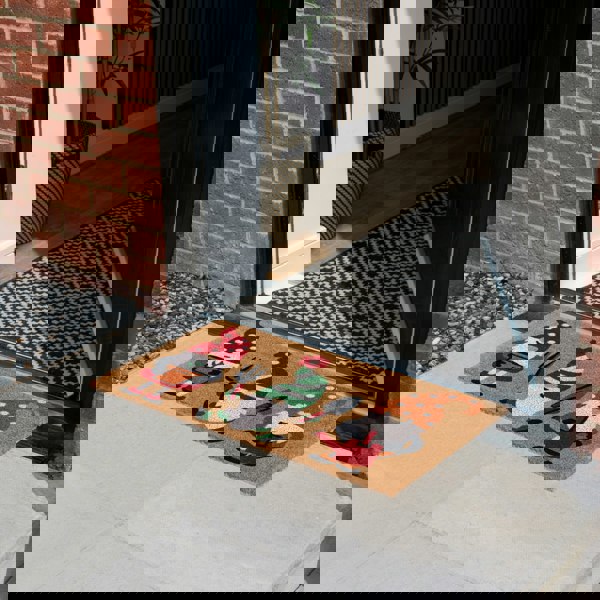 JVL Eco-Friendly Latex Backed Coir Entrance Doormat, 45x75cm - Gardening Gonks