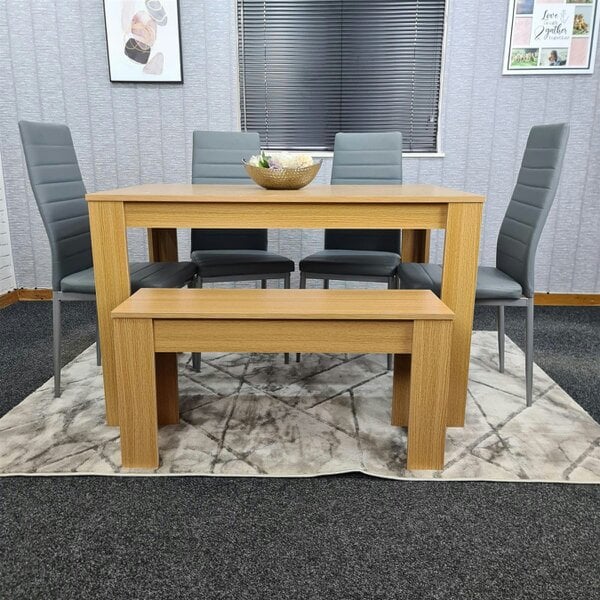 Kosy Koala Dining Table Set with 4 Chairs Dining Room and Kitchen table set of 4, and Benches