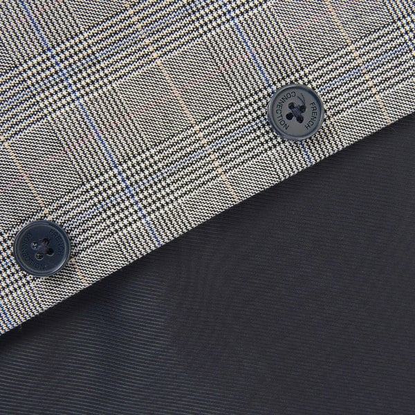 French Connection Mens Wedding Grey Waistcoat