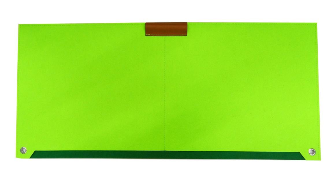Accuratus Felt Computer Mouse Pad / Laptop Desk Pad & Mouse Mat with Pen & Paper Compartment
