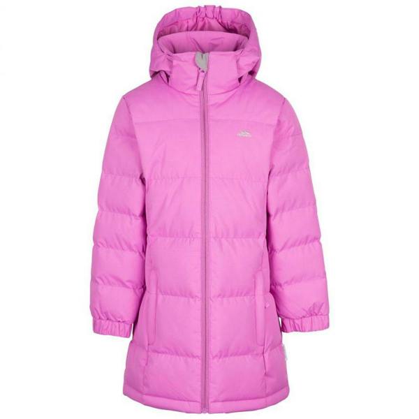 Trespass Girls Tiffy Padded Coat - Deep Pink - 