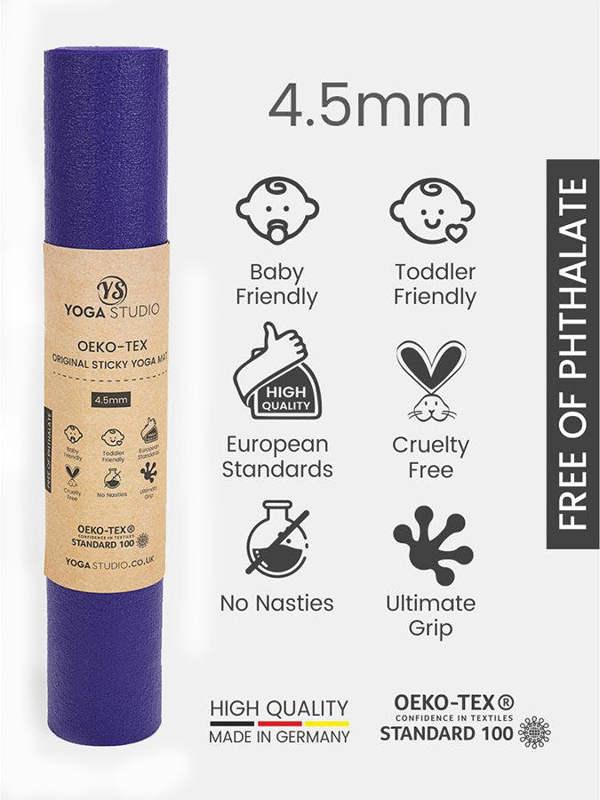 Yoga Studio Oeko-Tex Long Yoga Mat 4.5mm