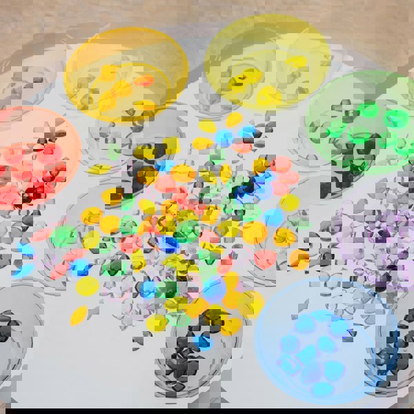 tickit Translucent Colour Jewels - Pack of 144