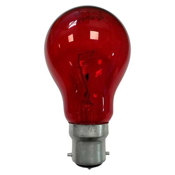 UniBulb B22 Fireglow Red Bulb 390lm 40W - Pack of 4 lightbulb